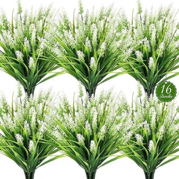 7 Best Pool Landscaping Plants for 2026 6 16 Bundles UV Resistant Artificial Lavender & Monkey Grass