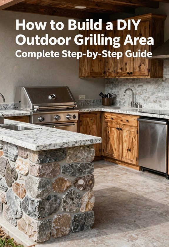 How to Build a DIY Outdoor Grilling Area Complete Step-by-Step Guide 5 16 paver layout level drain safe