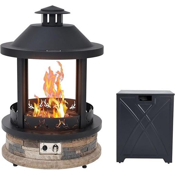 10 Best Gas Outdoor Fireplaces for 2026 7 28-Inch Outdoor Gas Fire Pit with Tank Cover