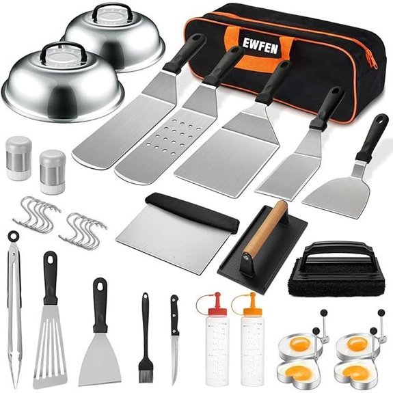 7 Best Outdoor Cooking Equipment for 2026 5 35PCS Griddle Accessories Kit for Blackstone and Camp Chef