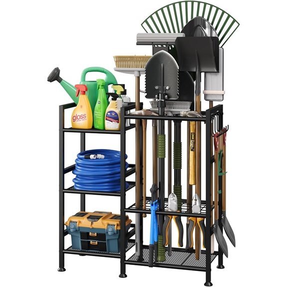 Keomaisyto 3-Tier Garden Tool Organizer Rack