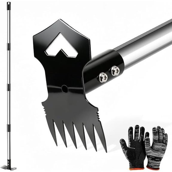 60 Stand-Up Weed Puller Tool with Long Handle