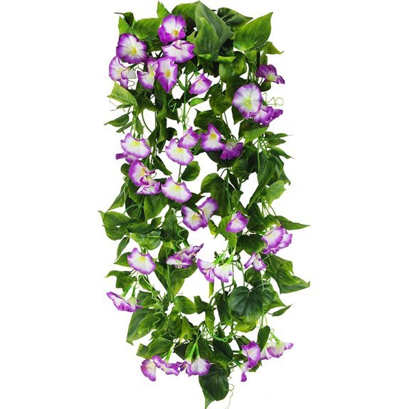 10 Best Vines for Pergolas in 2026 9 CISDUEO 2 Pcs Artificial Morning Glory Vines 15Feet