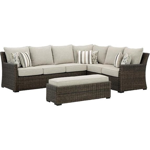 10 Best Patio Furniture Brands for 2026 5 Ashley Brook Ranch Outdoor Sectional Patio Furniture Set