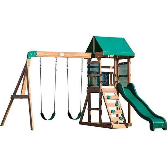 10 Best Rated Backyard Playsets for 2026 3 Backyard Discovery Buckley Hill Cedar Wood Swing Set