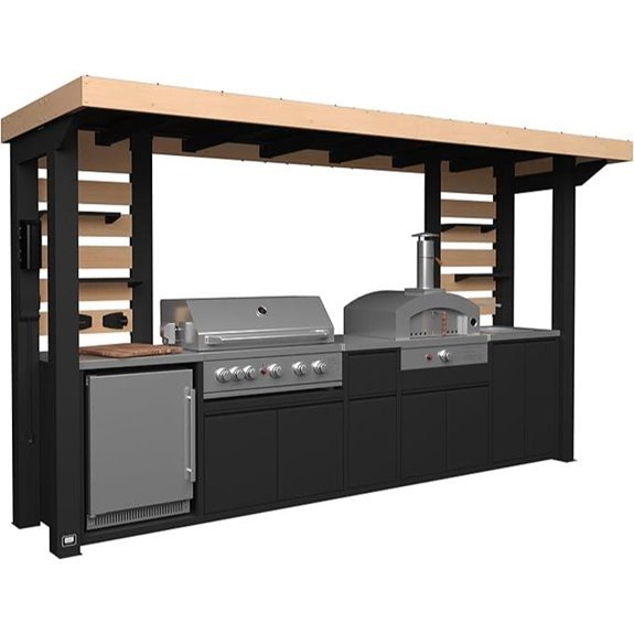 10 Best Modular Outdoor Kitchens for 2026 9 Backyard Discovery Fusion Flame 2 Outdoor Kitchen with Grill