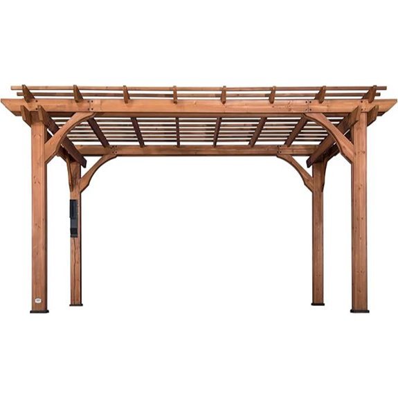 Backyard Discovery Beaumont Cedar Wood Pergola Kit