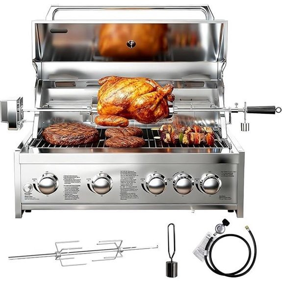 BODEGA 30-Inch 5-Burner Built-In Gas Grill