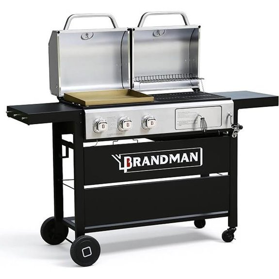10 Best Premium Gas Grill Brands for 2026 5 Brand-Man Propane & Charcoal Grill Combo with Dual Lids