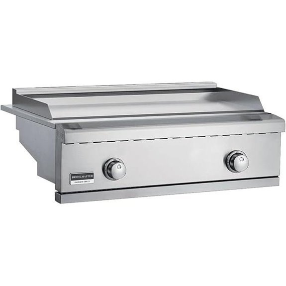 Broilmaster B-Series 32-Inch Built-In Natural Gas Griddle (Propane Gas)