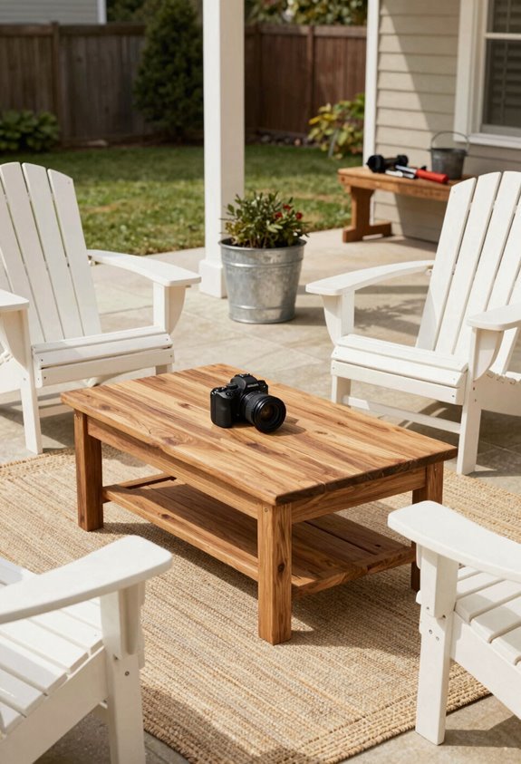 Do It Yourself: 10 Patio Furniture Projects That Save Money and Look Professional 10 cedar planter grows patio ensemble