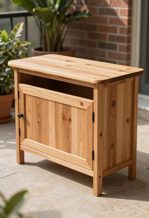 Do It Yourself: 10 Patio Furniture Projects That Save Money and Look Professional 5 cedar potting bench hidden storage