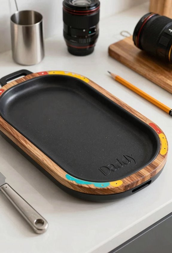 DIY Custom Grilling Plate for Daddy 3 clean plate flawless adhesion guaranteed