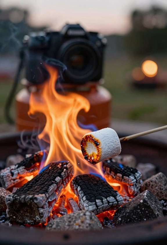How You Can Roast Marshmallows on a Propane Fire Pit 9 clean steady propane no metallic flavor