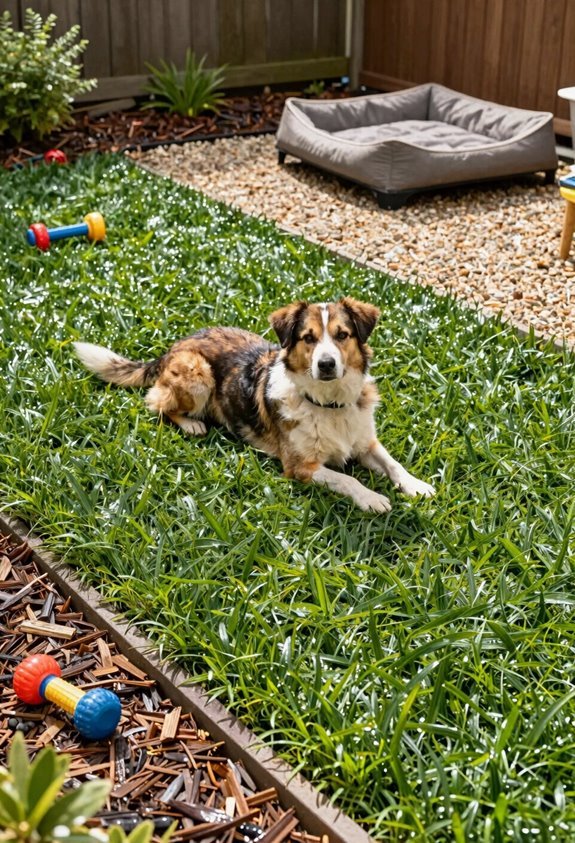 clover lawn mulch thyme turf