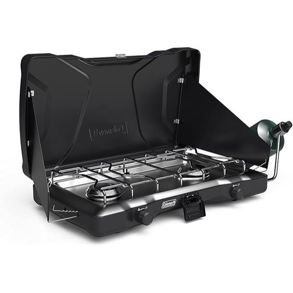 7 Best Outdoor Cooking Equipment for 2026 3 Coleman Triton 2-Burner Propane Camping Stove