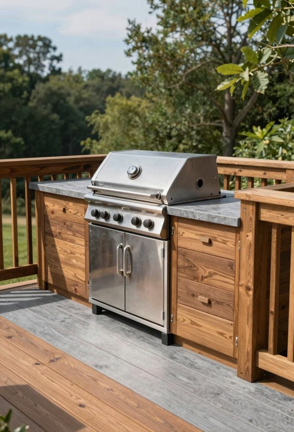 composite decking resists grease with cost and structure considerations