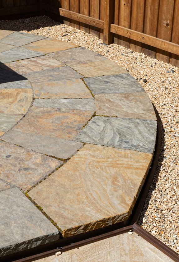 10 DIY Flagstone Patio Ideas You'll Actually Want to Build 1 consistent slope proper base
