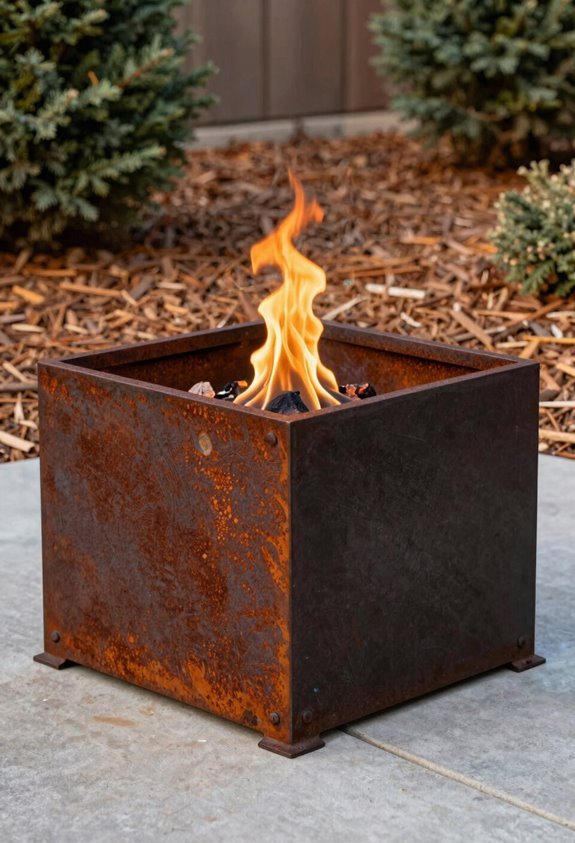 5 Best Do It Yourself Fire Pit Kits for Your Backyard 4 corten vs carbon weathering durability