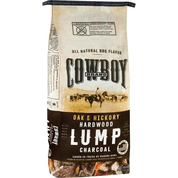 COWBOY 17208 Hardwood Lump Charcoal 8 lb