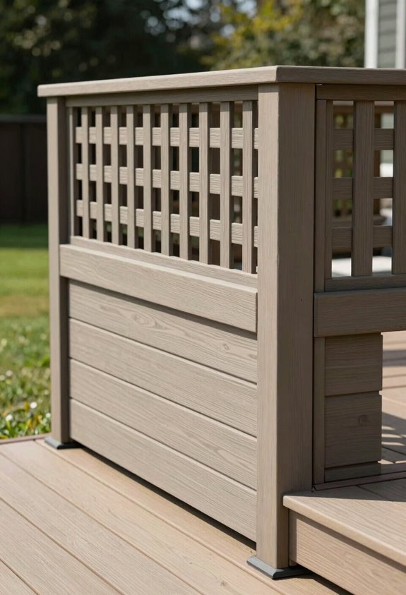 deck skirting trade offs cost maintenance airflow