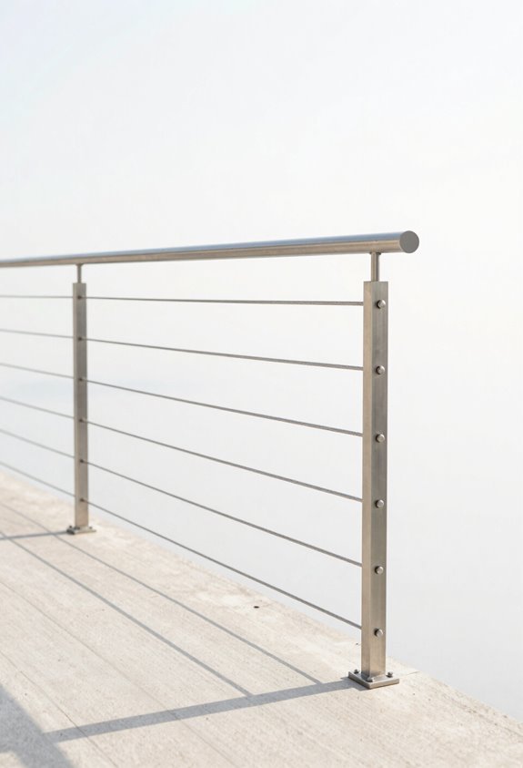 10 Cheap Deck Railing Ideas That Save Money Without Sacrificing Safety 4 diy cable railing on a budget