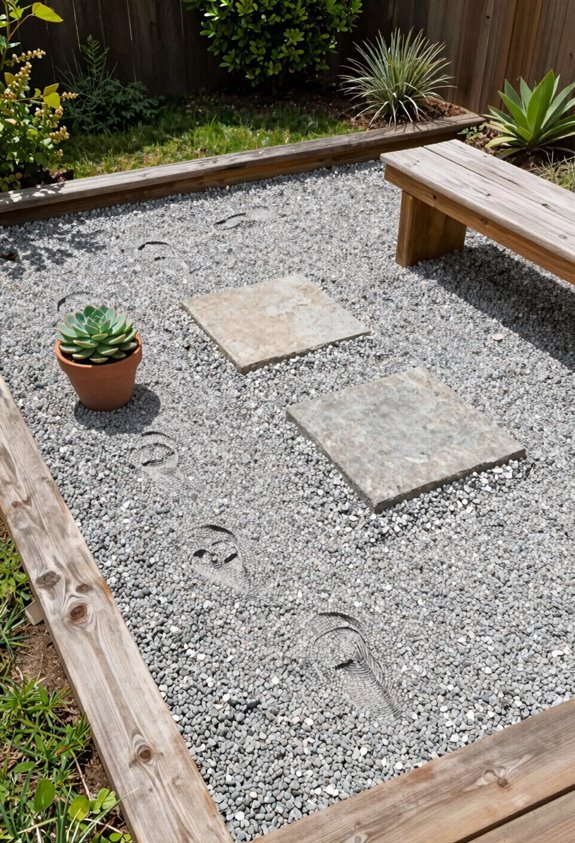 5 Low Cost Patio Ideas Under $500 2 diy gravel patio 300 40 sq ft
