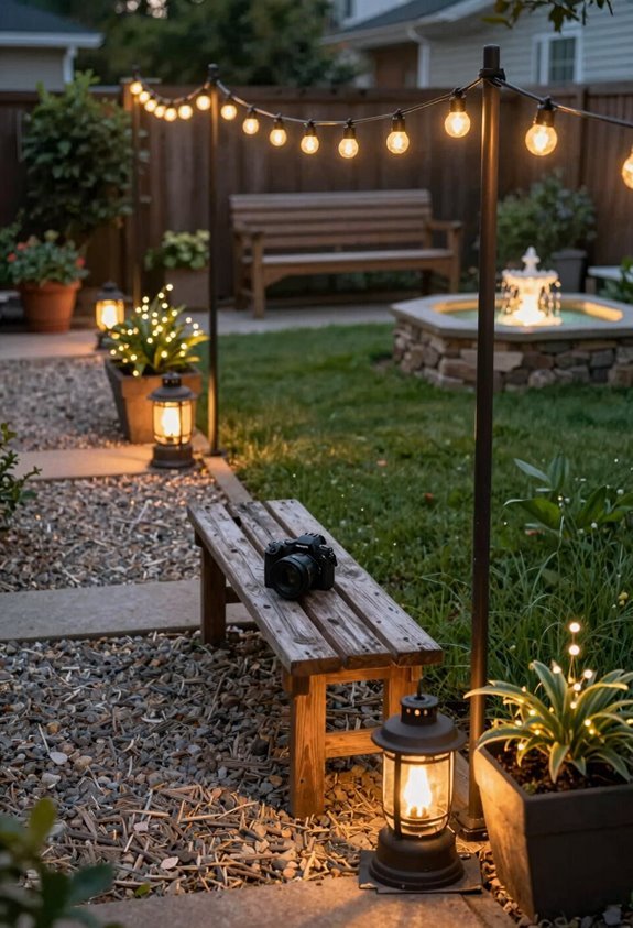 10 Backyard Ideas on a Budget That Transform Your Space 9 diy outdoor lighting under 50