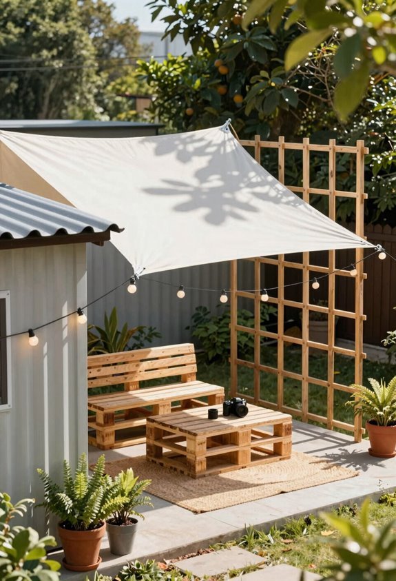 diy sail shade 47 90 minutes