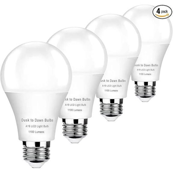 10 Best Outdoor Lighting Bulbs for 2026 1 4-Pack Dusk to Dawn LED Light Bulbs 75W Equivalent