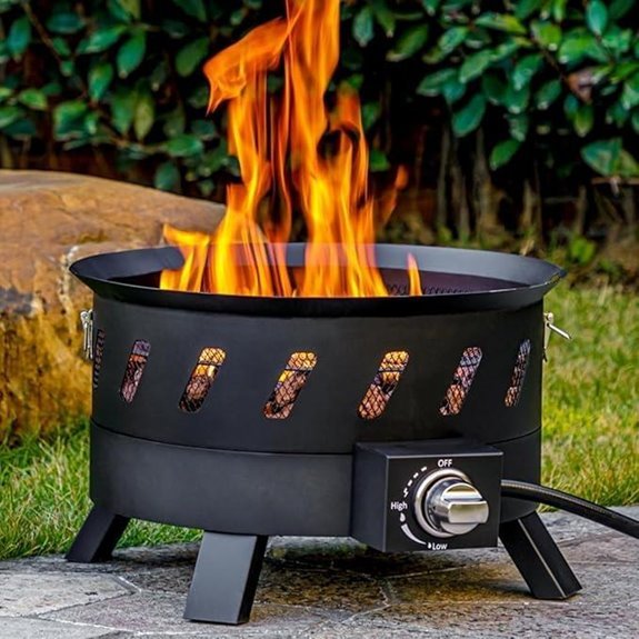 EcoNook 17.3 Portable Propane Fire Pit Bowl