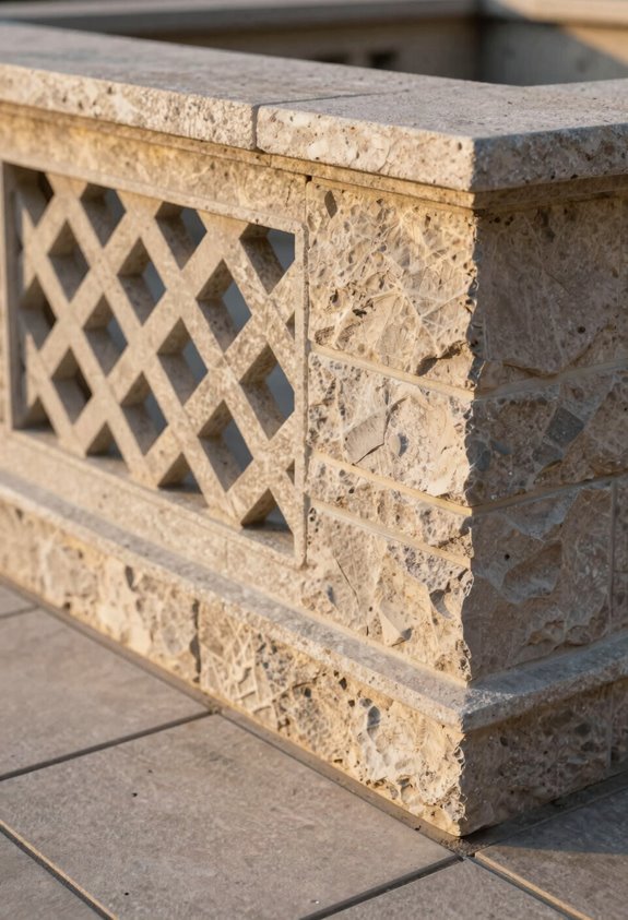 faux stone deck skirting roi