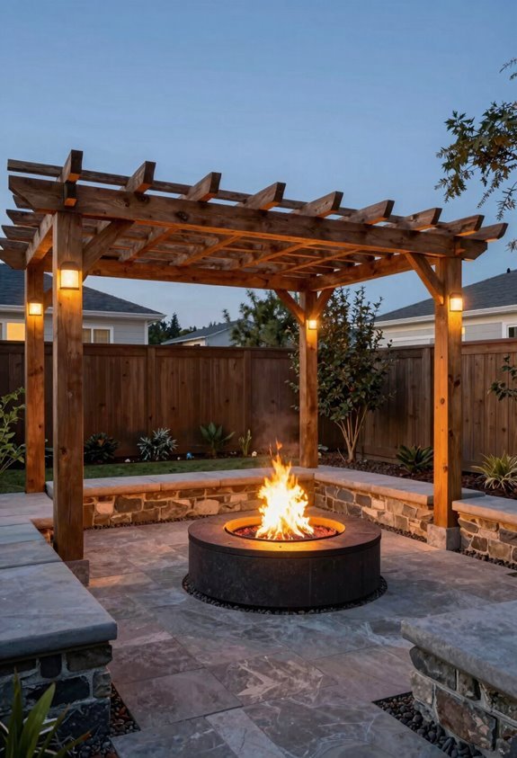 fire pit safety clearance ventilation screens