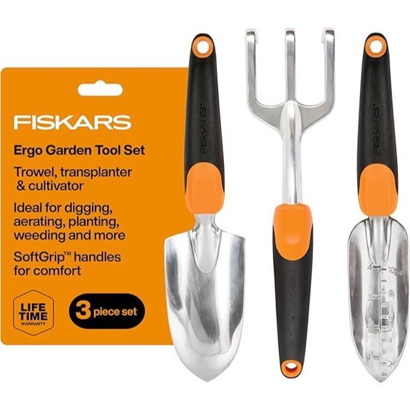 15 Best Garden Tool Sets for 2026 (Plant Parents Rejoice) 3 Fiskars 3-in-1 Garden Tool Set with SoftGrip Handles