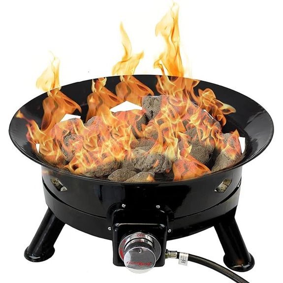 Flame King 24 Smokeless Propane Fire Pit