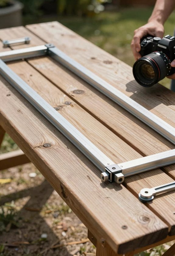 frame and leg cart with casters