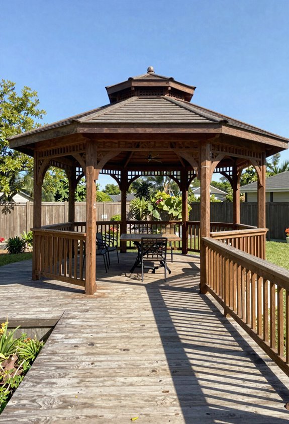 gazebo load on deck verify capacity