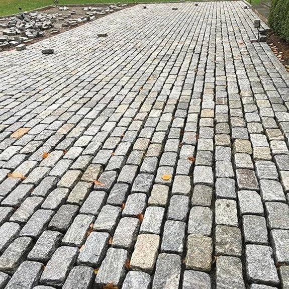 Gray Granite Cobblestone Paving Stone (25 Lbs)
