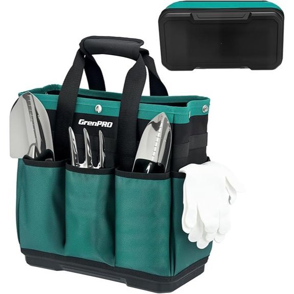 GrenPRO Heavy Duty Garden Tool Bag with Molded Bottom