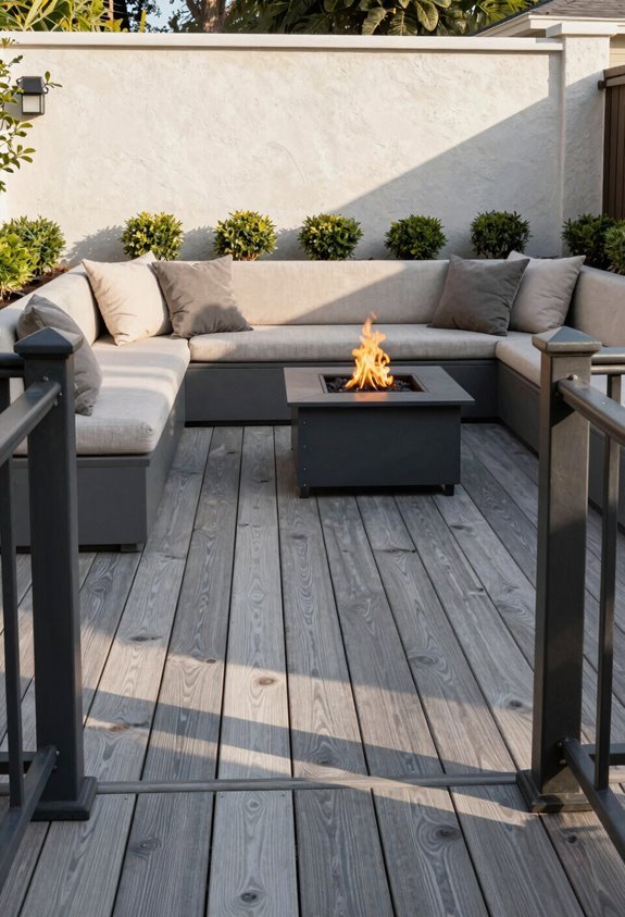 10 Deck Ideas for Backyard You'll Want to Build This Weekend 9 grey finishes create timeless low maintenance decks