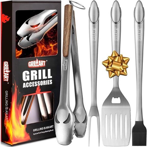 10 Best Grilling Tool Sets for 2026 9 GRILLART 18-Inch Stainless Steel BBQ Grill Tools Set