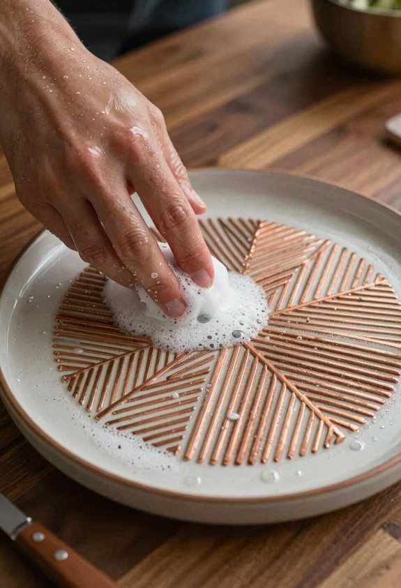 DIY Custom Grilling Plate for Daddy 9 hand wash to preserve glaze artwork