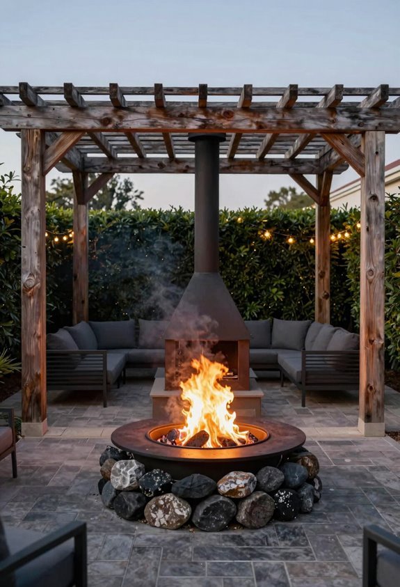 heat resistant pergola open ventilation