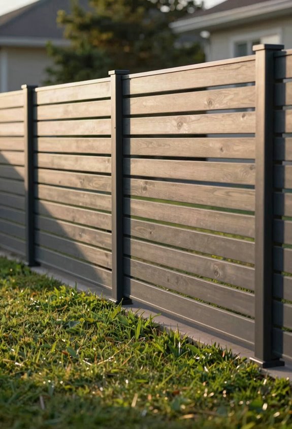 horizontal slats maximize efficiency and privacy