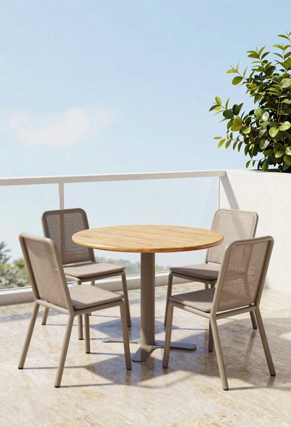 hoyoa 4 piece budget patio set