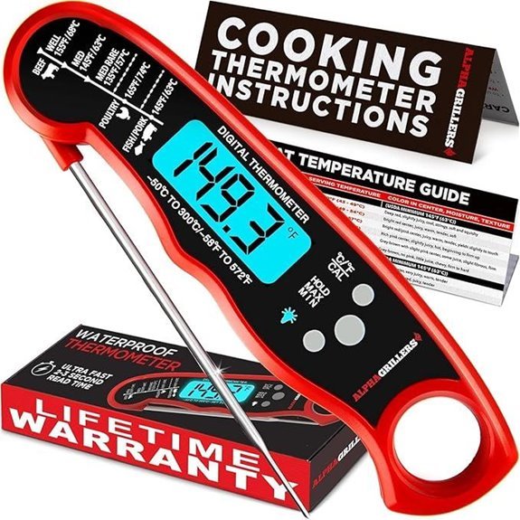 Alpha Grillers Instant Read Digital Meat Thermometer