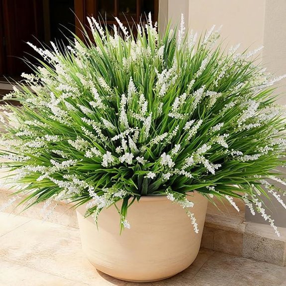 7 Best Pool Landscaping Plants for 2026 7 Ivydale 20PCS Artificial Plants Fake Flowers Monkey Grass