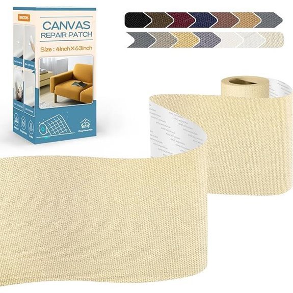 KING MOUNTAIN Canvas Repair Tape (Beige)