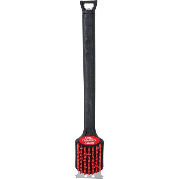 Kingsford Grill Cleaning Brush with Nylon Bristles and Scraper