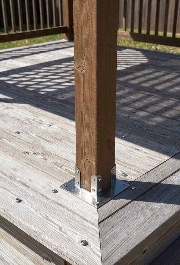 lag bolts blocking concrete anchors